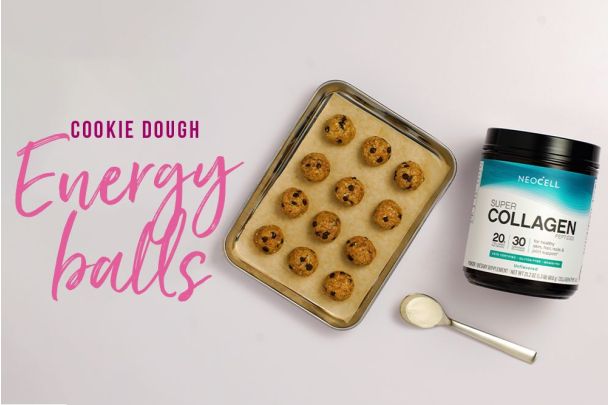 Cookie Dough Collagen Energy Balls (Super Collagen Peptides) Recipe