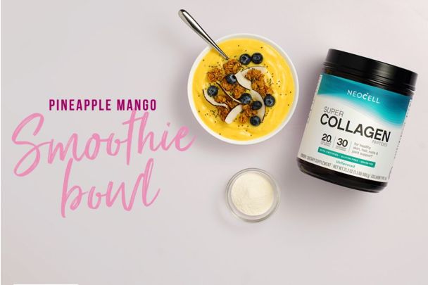 Pineapple Mango Smoothie Bowl (Super Collagen Peptides) Recipe